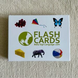 Baby Sign Language Flash Cards Double Sided with Sign Motion & Image NWOT Sealed